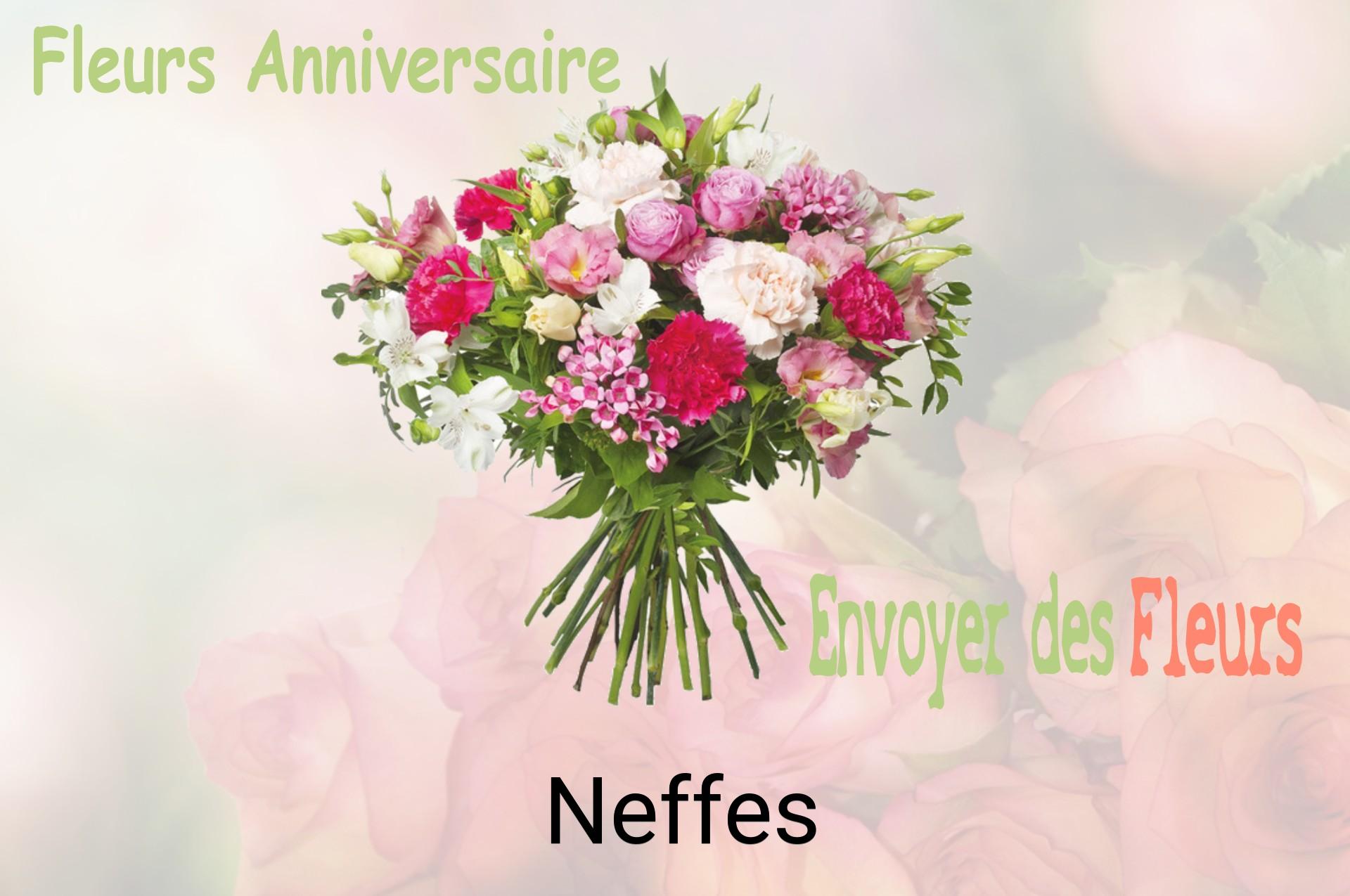 Bouquet de fleurs d’anniversaire livré à Neffes
