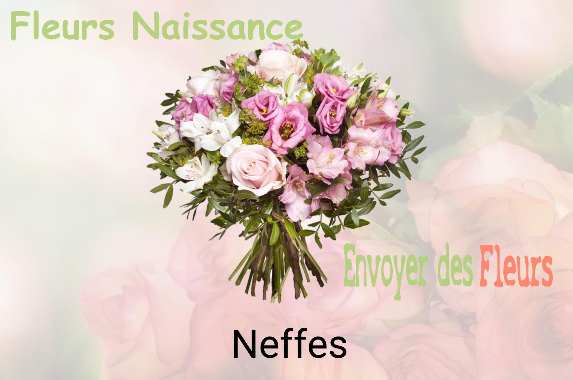 Bouquet de fleurs de naissance livré à Neffes